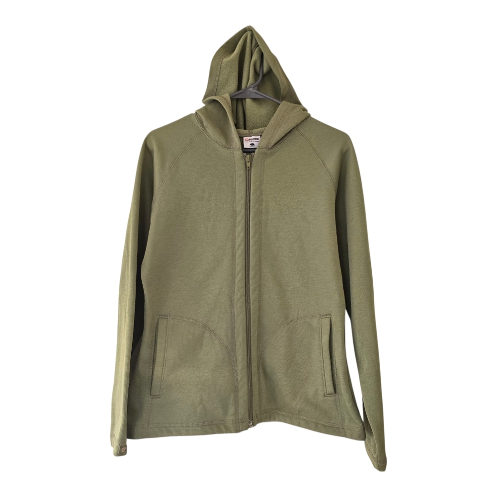 Sorel Women’s Green Fleece-Lined Zip Up Hoodie – Size Large